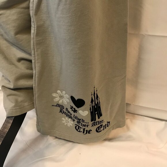Disney Parks Disney Princess Gray Sweatpants adult Large "Happily Ever After" - Picture 3 of 13